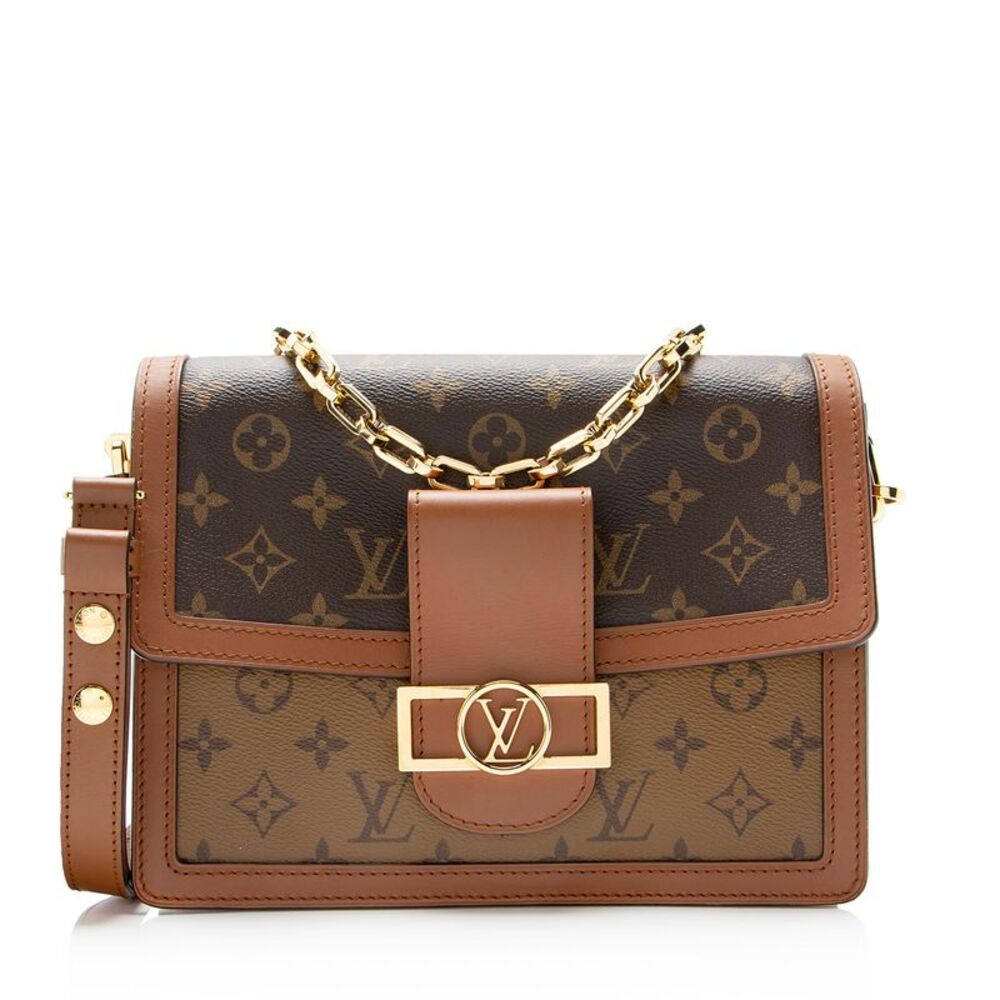 Louis Vuitton Reverse Monogram Dauphine MM Shoulder Bag